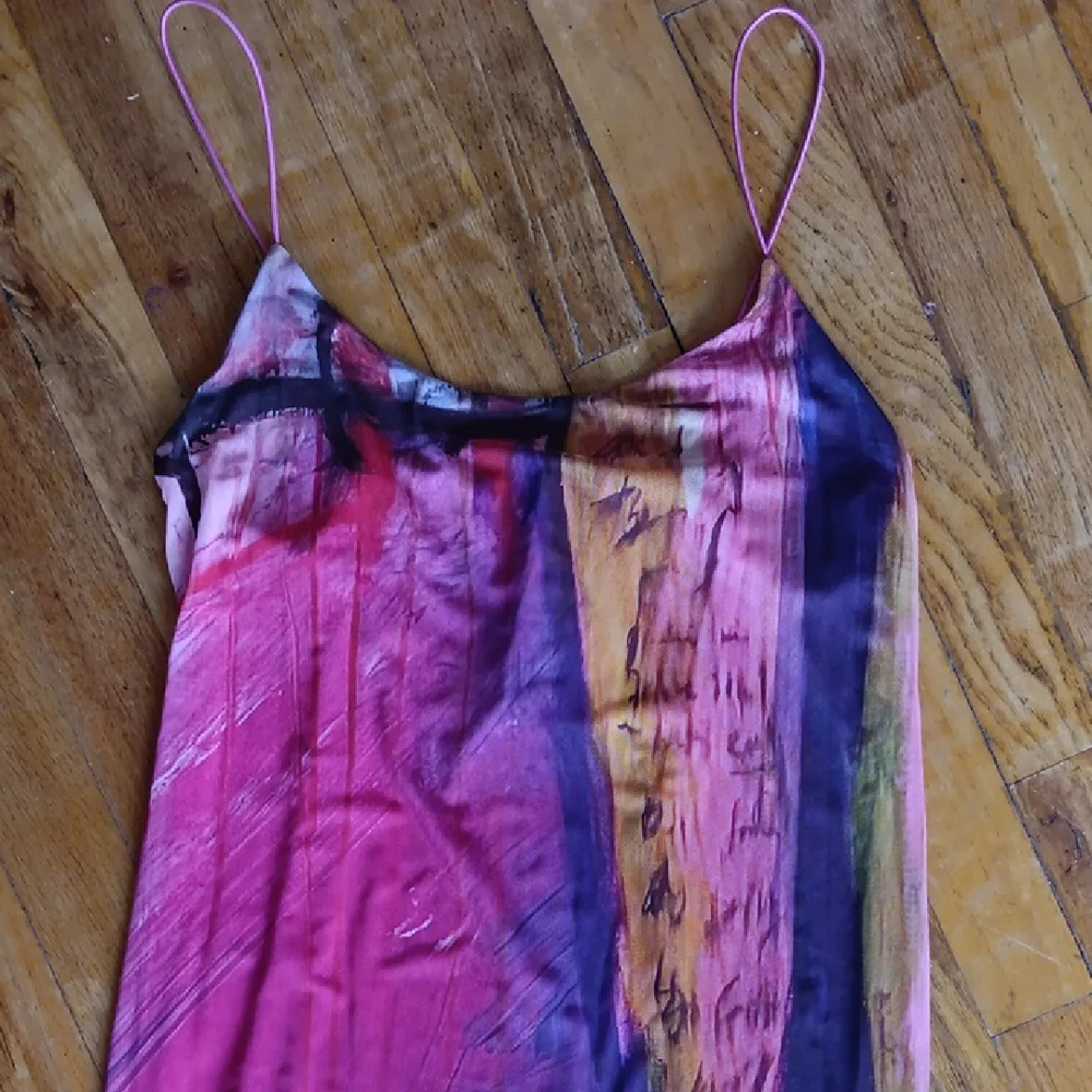 Zara Pink and Orange Dress - Picture 2 of 3